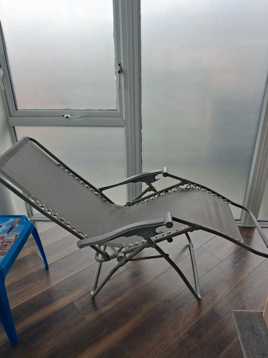 Sunlounger – Grey - Image 1