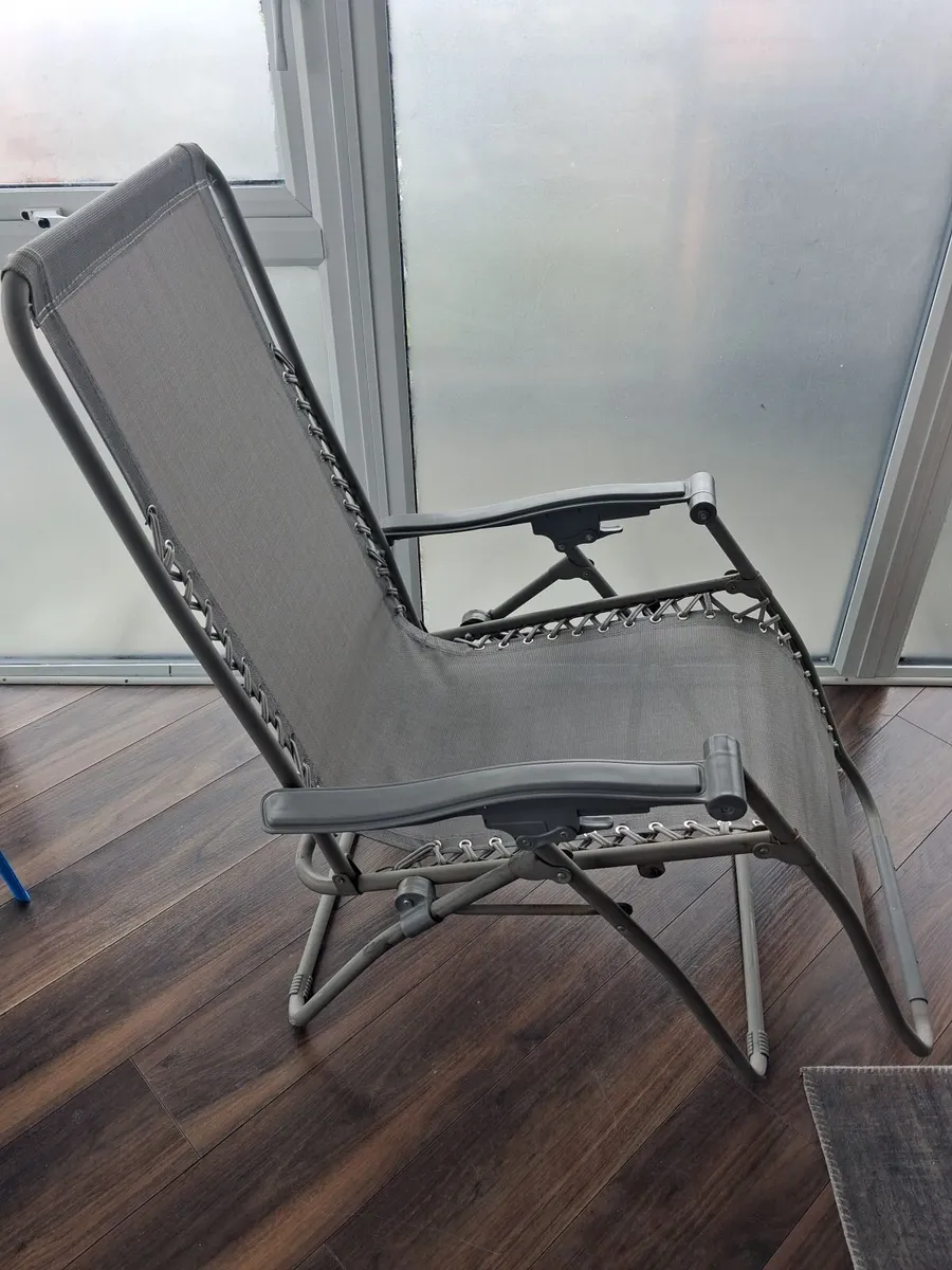 Sunlounger – Grey - Image 2