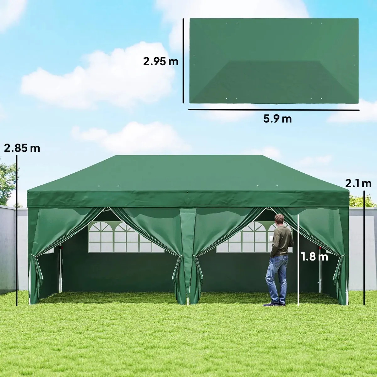 3 x 6m Pop-Up Gazebo - Image 2