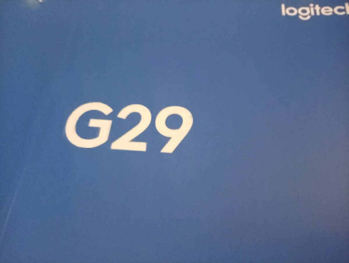 Logitech g29 steering wheel unused in box full set - Image 2