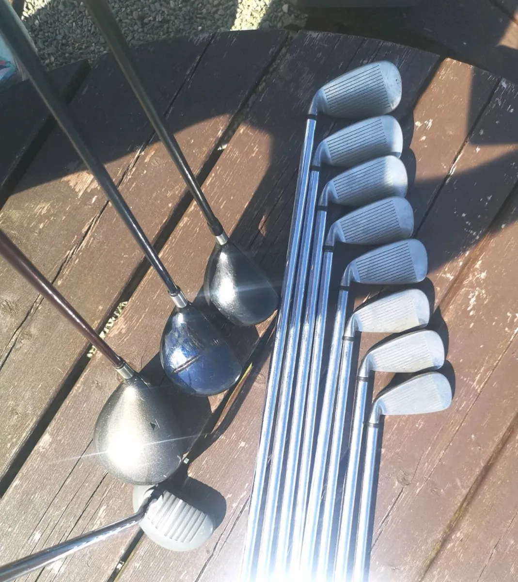 Gents Set, 3 woods, 8 irons, putter and bag - Image 4
