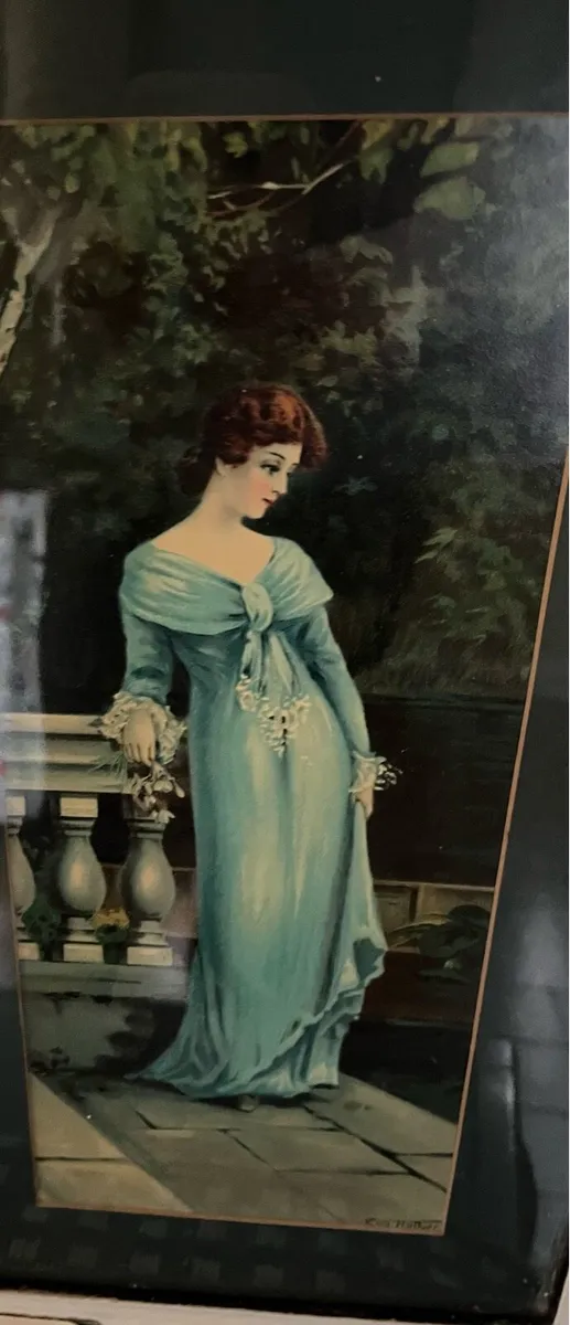 Antique Edwardian Mirror - Image 4