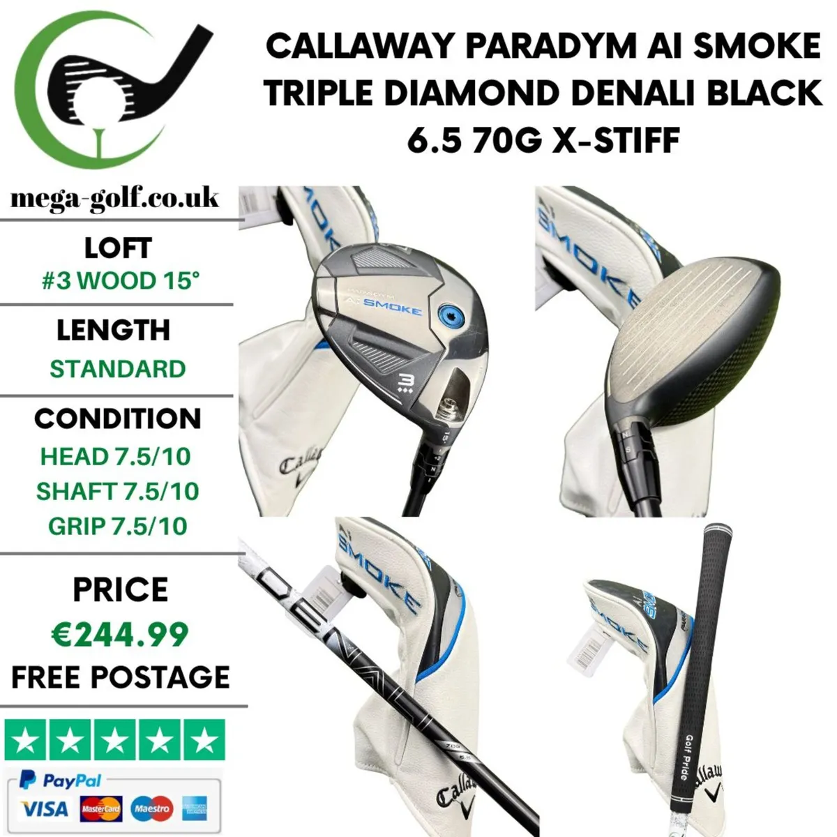 Callaway Paradym Ai Smoke Triple Diamond - Image 1