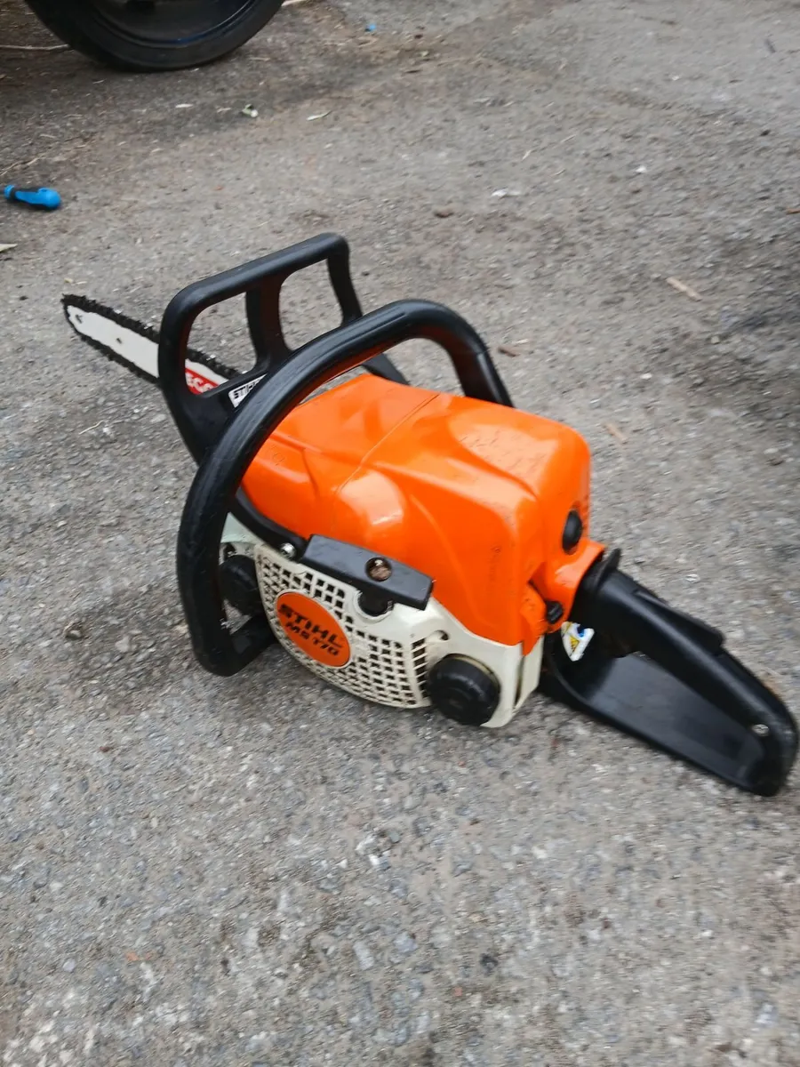 Sthil MS 170 chinasaw running 100-percent - Image 3