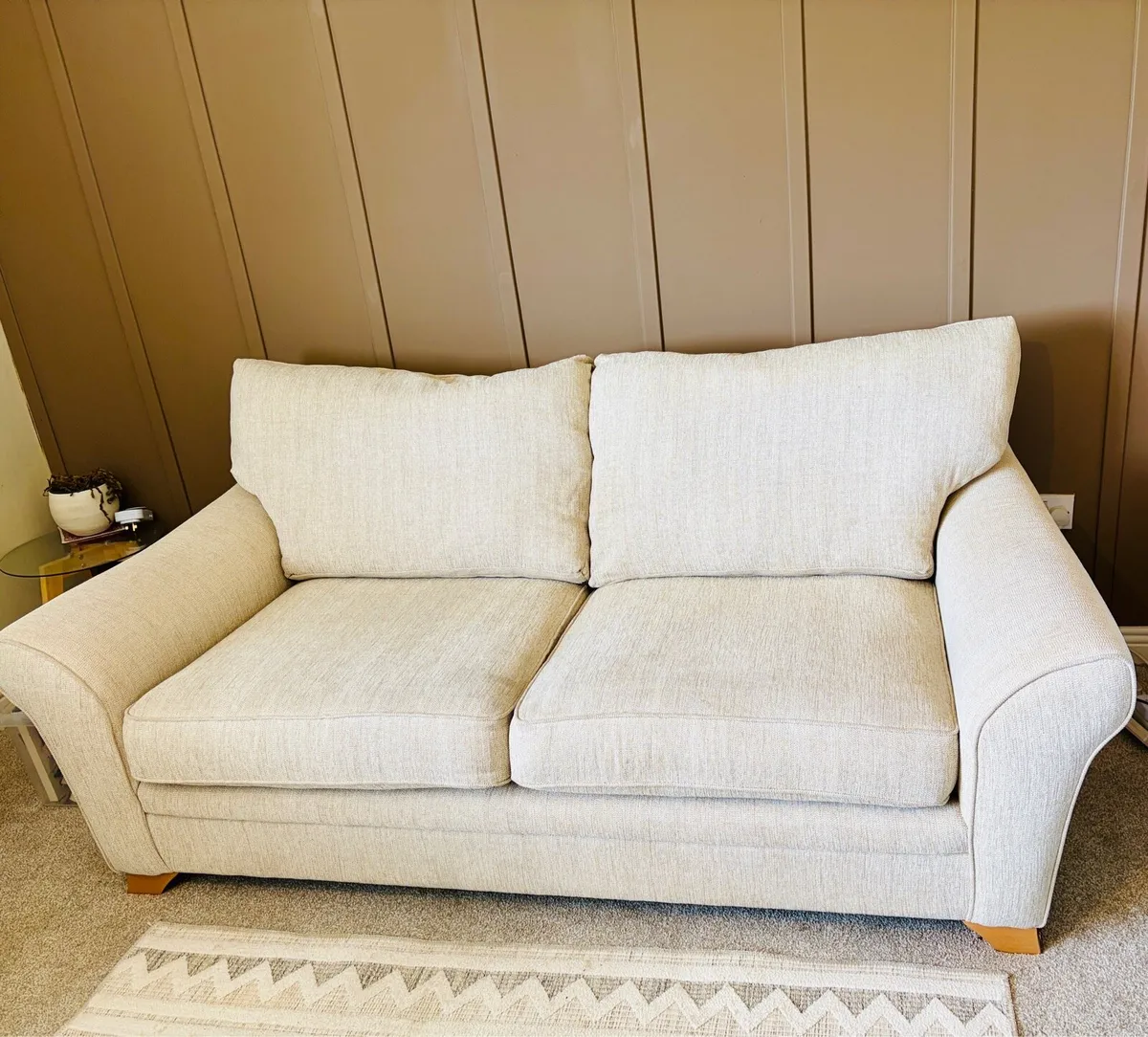 Cream suite of furniture - Image 3