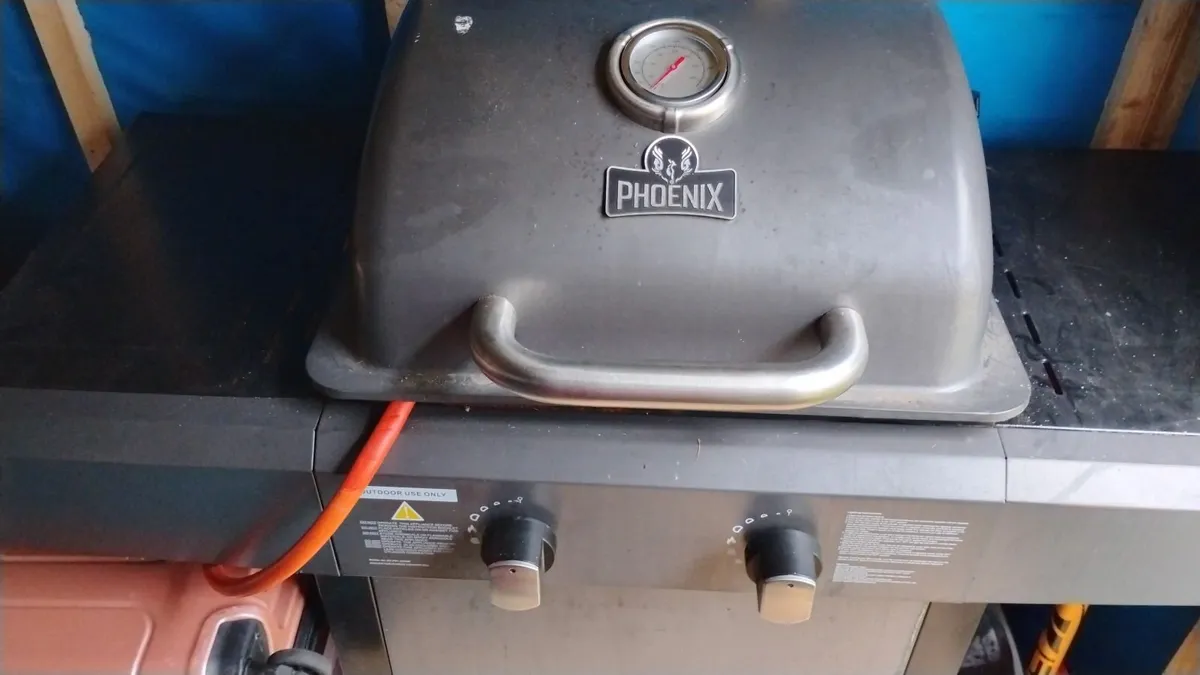Barbecue +gas drum - Image 1