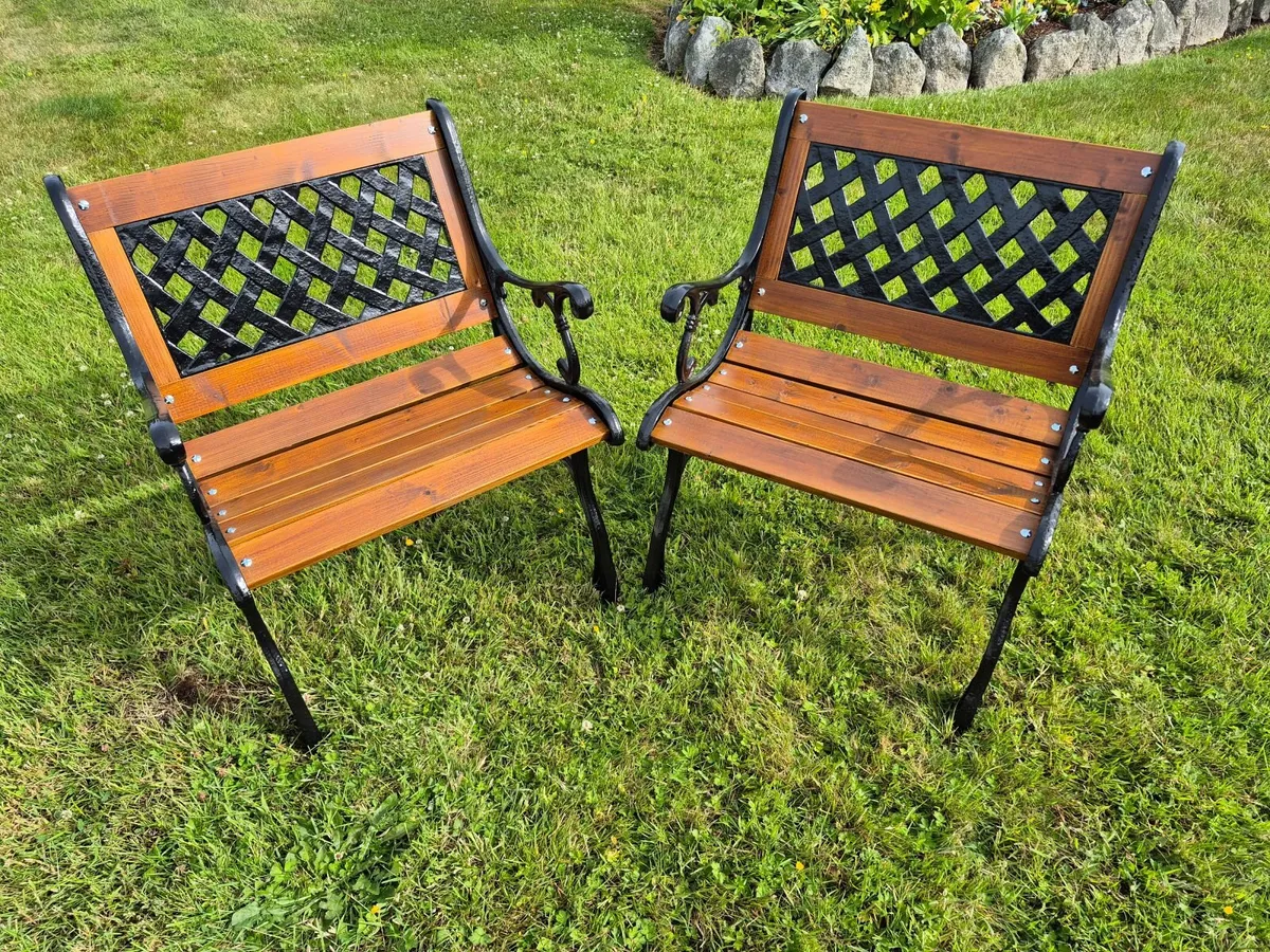 Cast iron Garden chairs