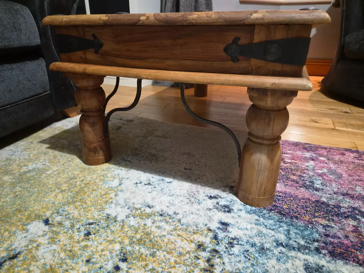 Coffee table rustic style - Image 3