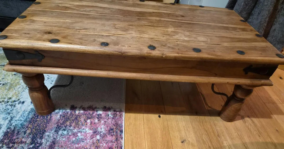 Coffee table rustic style - Image 4