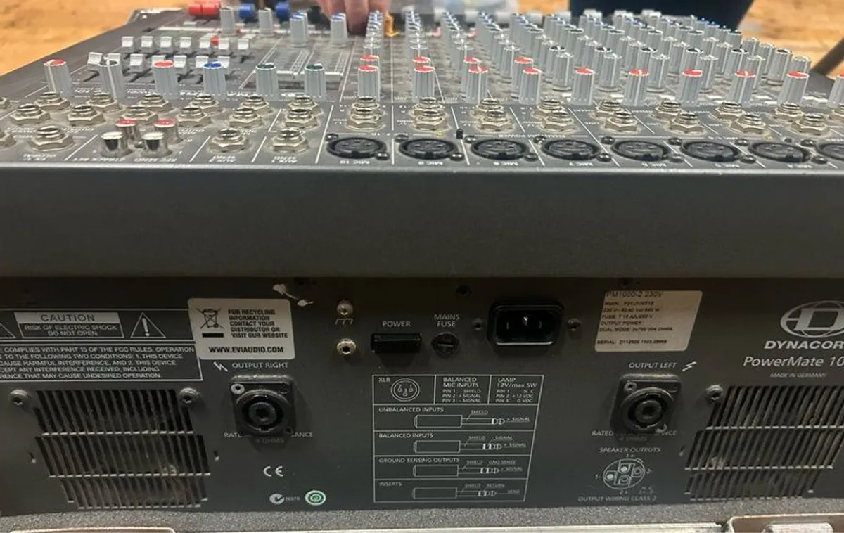 EV Zx3 & Dynacord PowerMate 1000 PA System - Image 3
