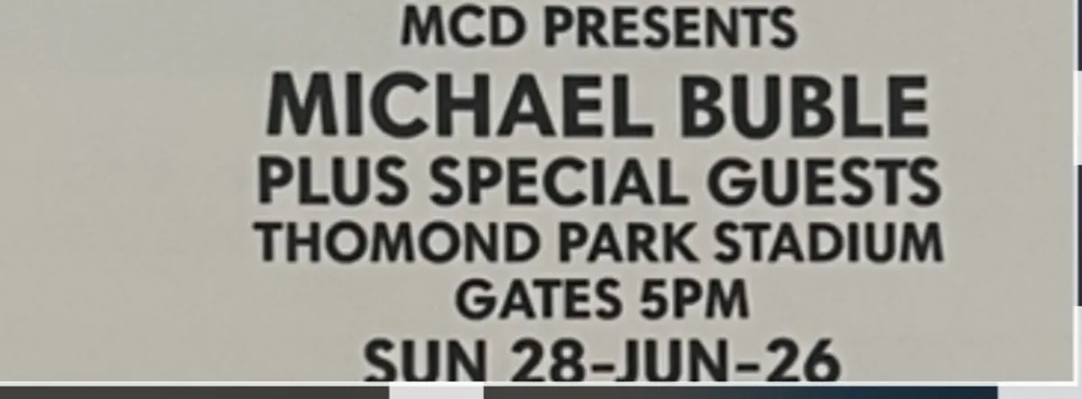 Michael Buble tickets - Image 2