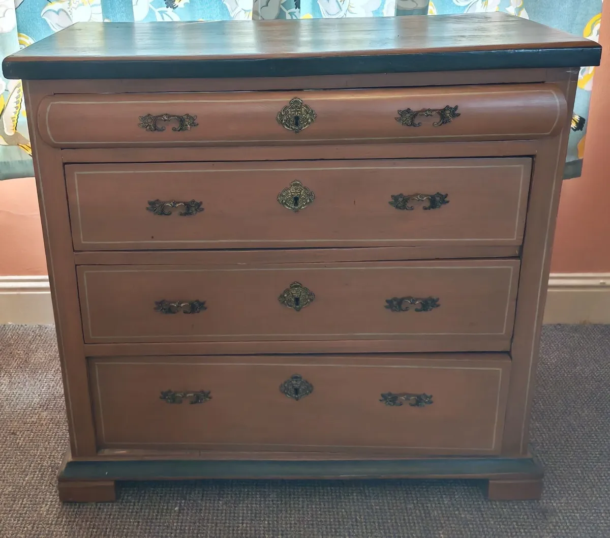 Antique Danish drawers - hand painted and handmade - Image 1