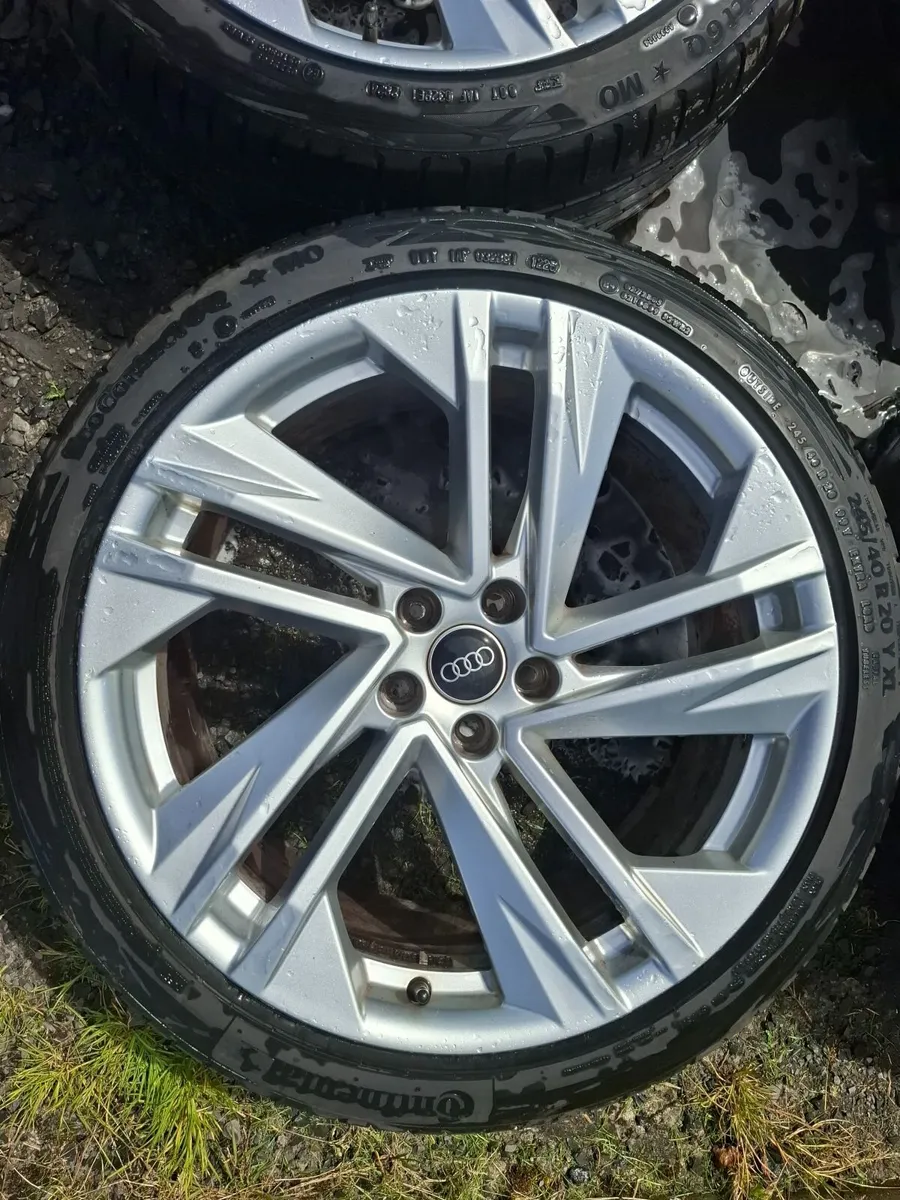 20" Genuine Audi S Line Alloys with tyres - Image 1