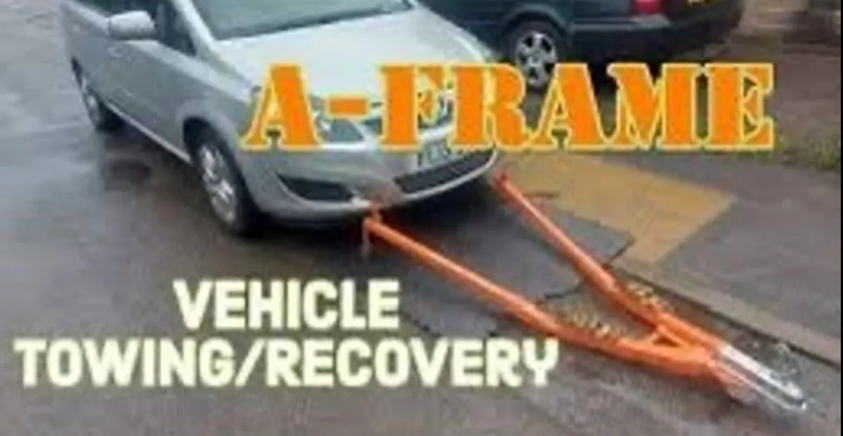 Towing a frame Dolly recovery heavy duty new - Image 1