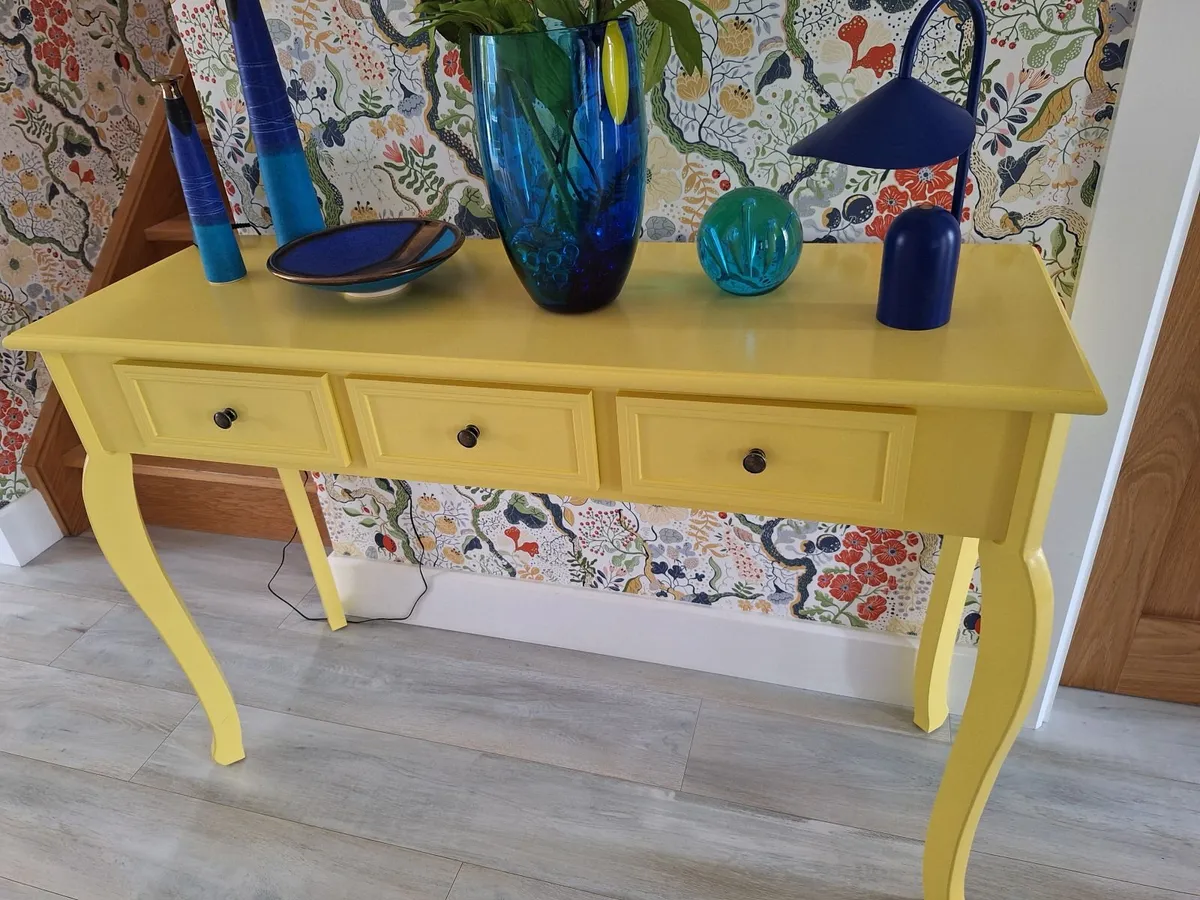 Console Table Solid Wood - Image 1