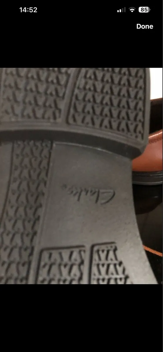 Mens new Clark’s shoes no r - Image 4