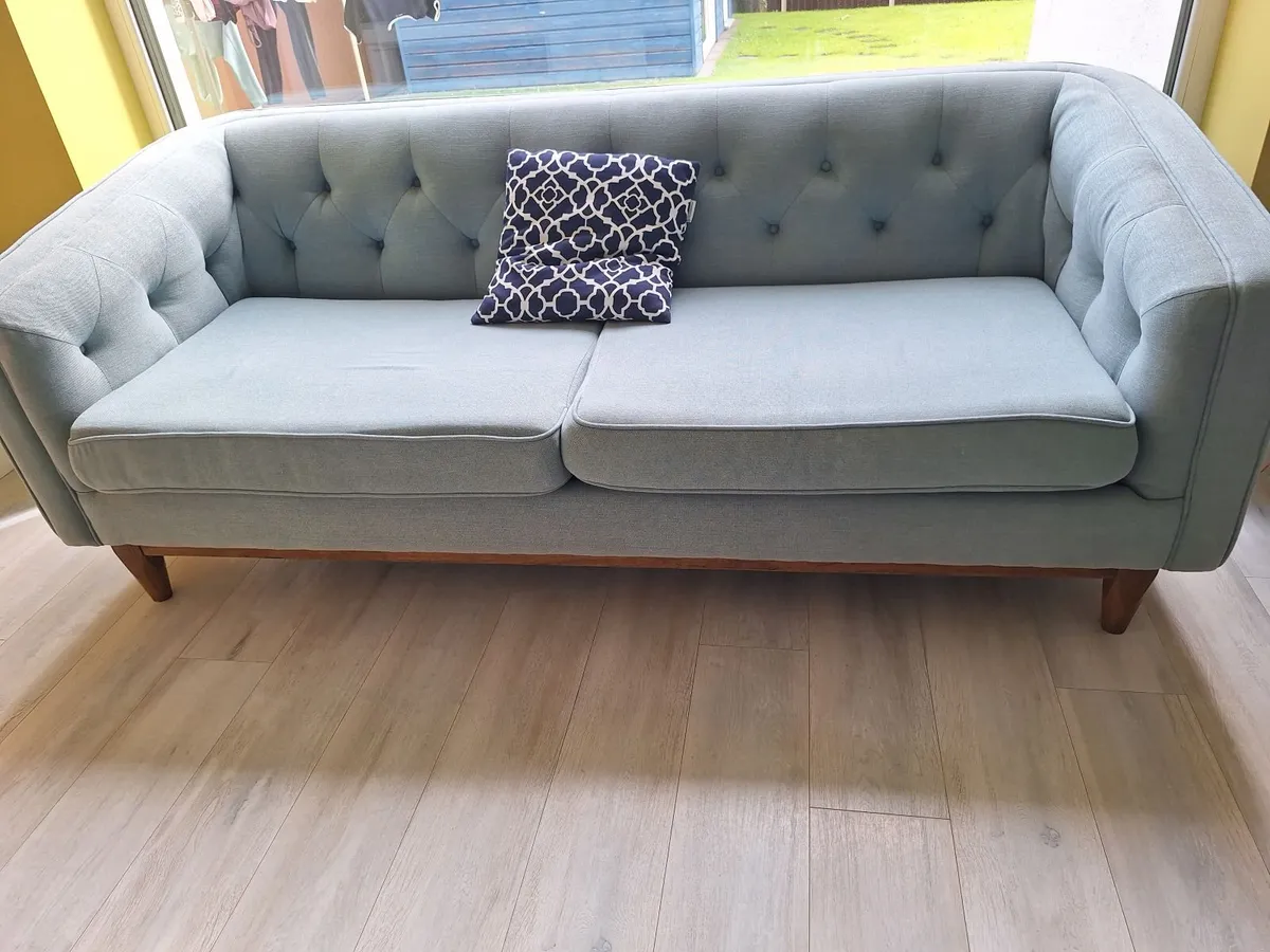 Sofa Blue Fabric - Image 3