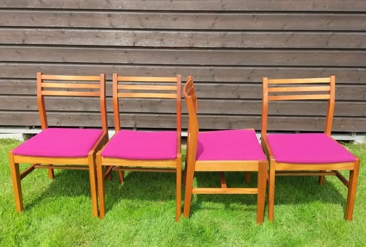 Mid Century Vintage Dancer & Hearne Dining Chairs - Image 1