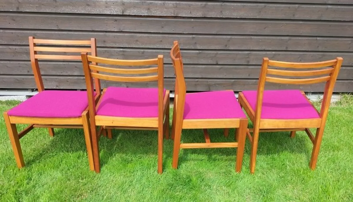 Mid Century Vintage Dancer & Hearne Dining Chairs - Image 2