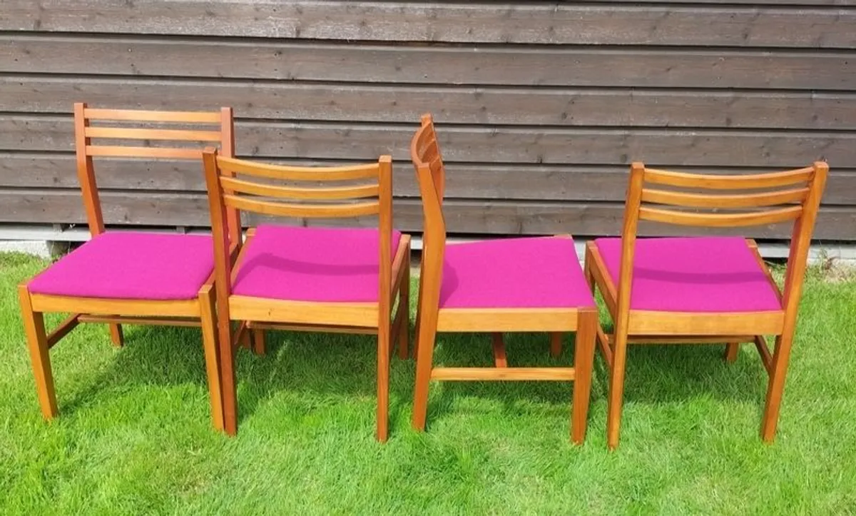 Mid Century Vintage Dancer & Hearne Dining Chairs - Image 3