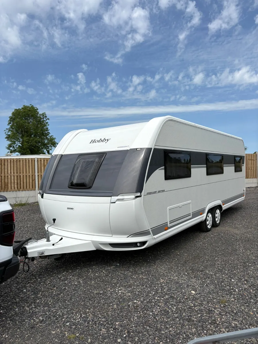 Rare 6 berth hobby Caravan brand new - Image 1