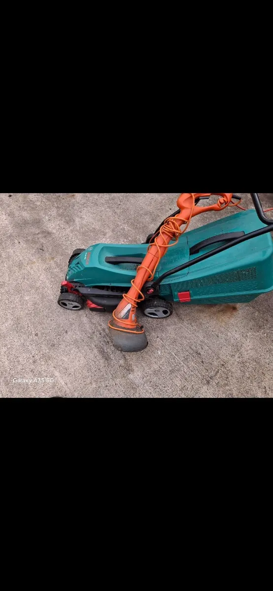 Bosch electric mower and also electric strimmer - Image 1