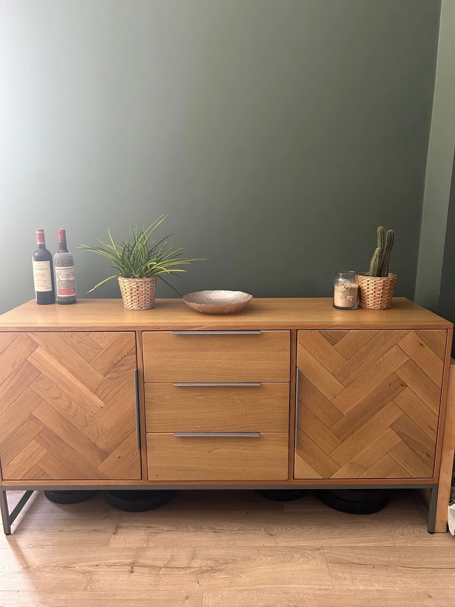 Set of furniture 4 items sideboard tv stand consol - Image 2