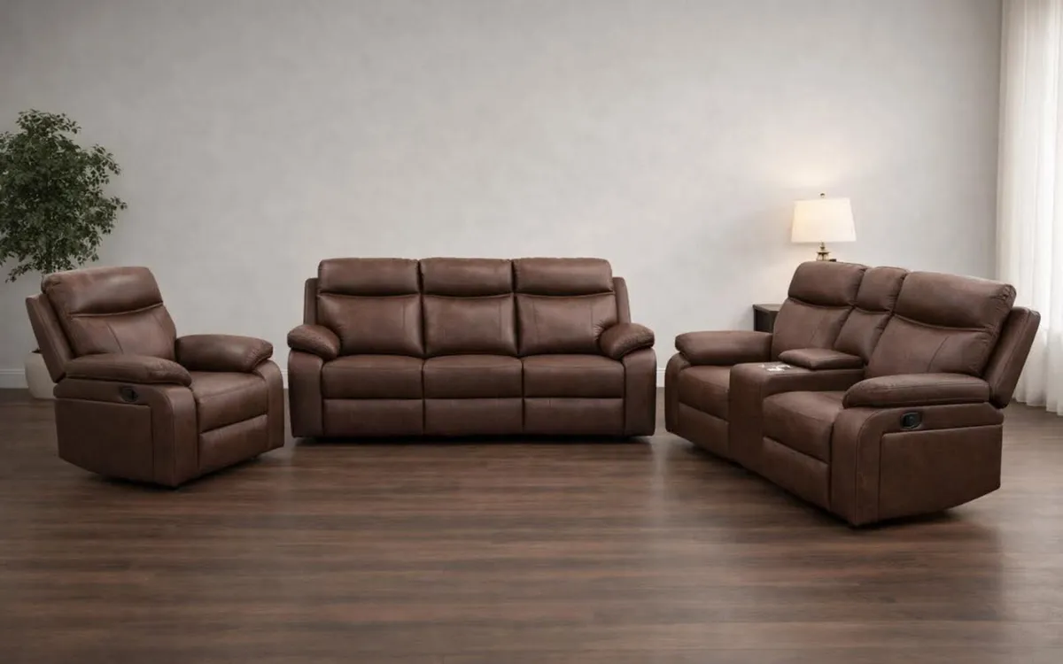 New Washington Modular Micro Fabric Recliner Sofa - Image 4
