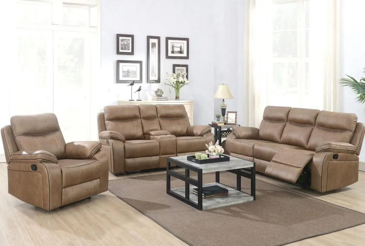 New Washington Modular Micro Fabric Recliner Sofa - Image 2