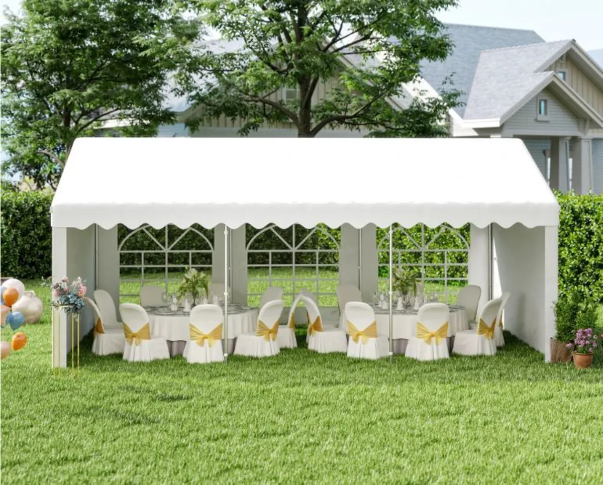 Heavy Duty Party Gzebo Party Marquee 6 x 4m Water - Image 1