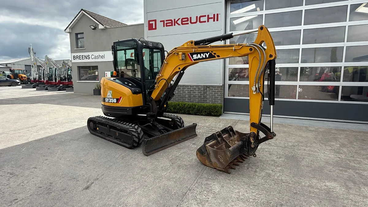 Sany SY35U Mini Digger - 2023 - Image 1