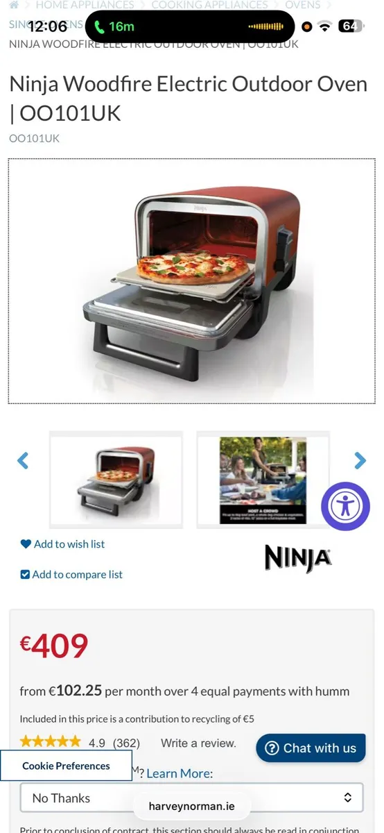 ninja pizza oven - Image 1