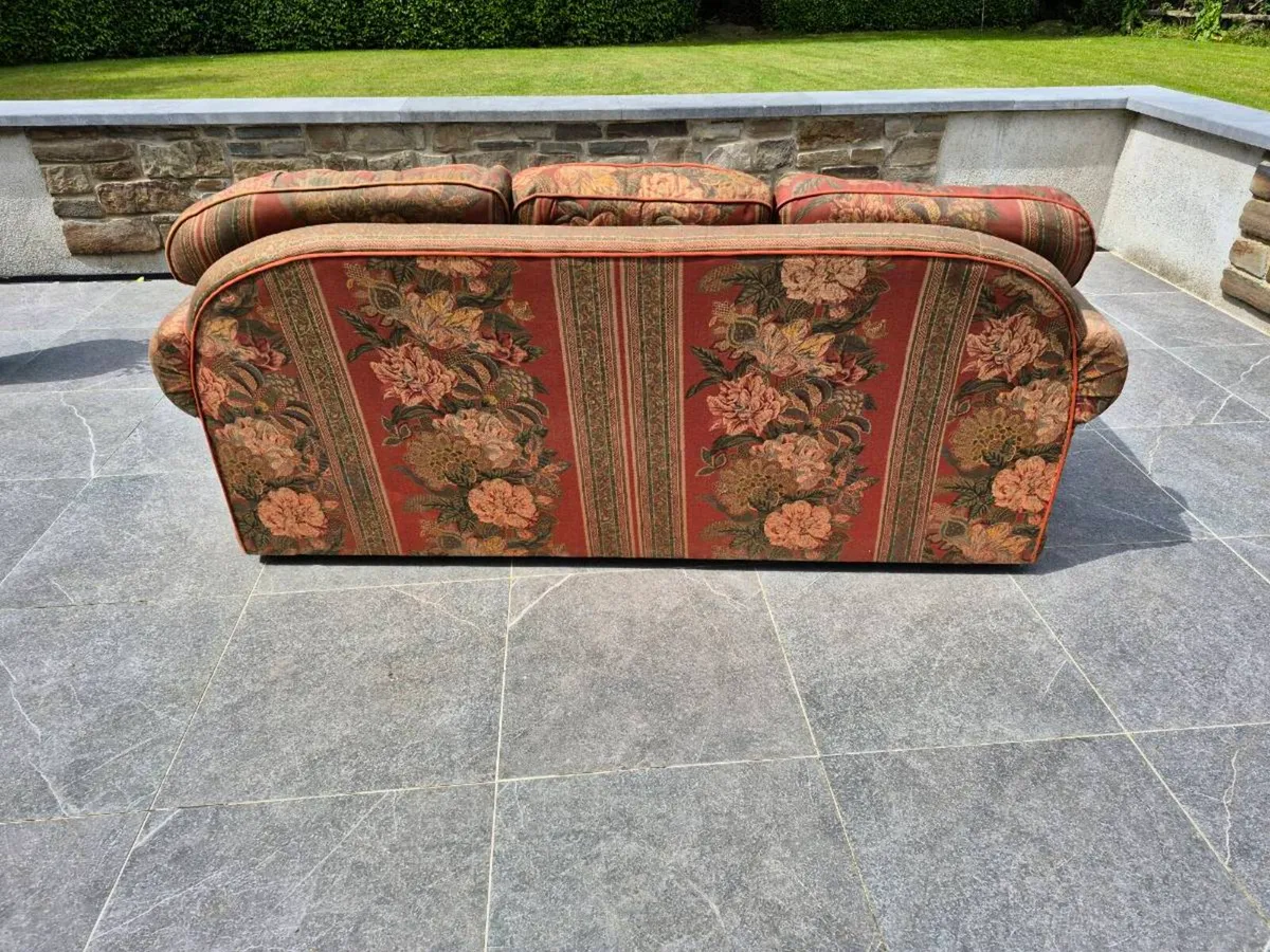 Three seater sofa and armchair - Image 2