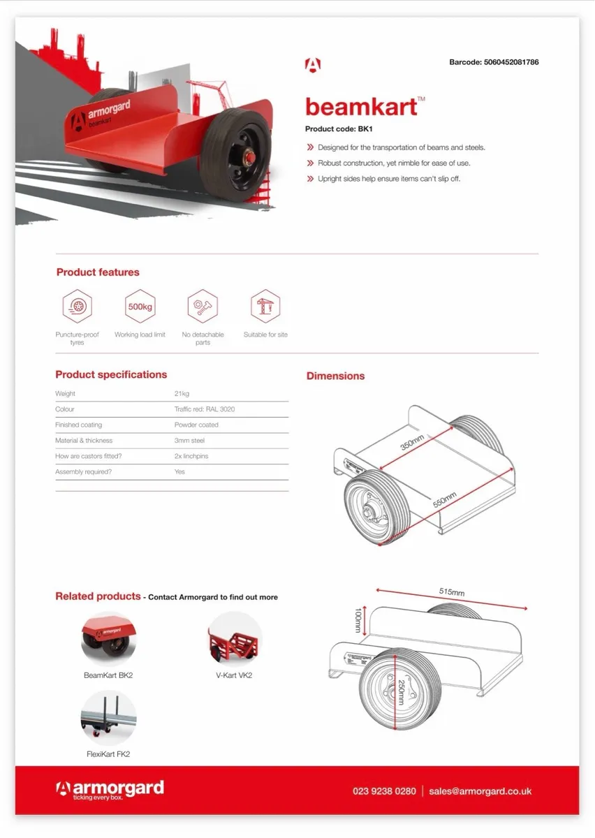 Armorgard Beam kart - Image 1