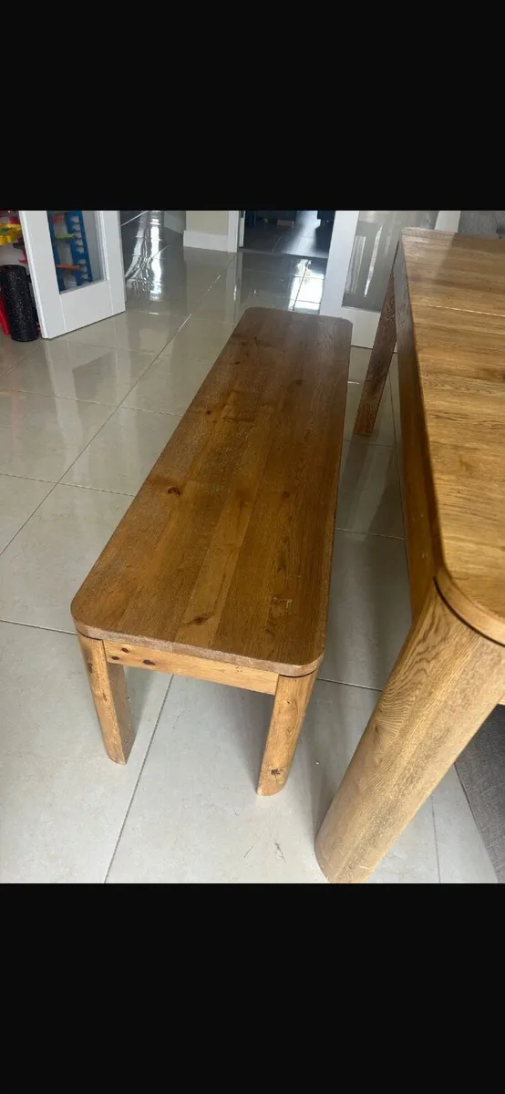 Wooden Kitchen table  bench - Image 1