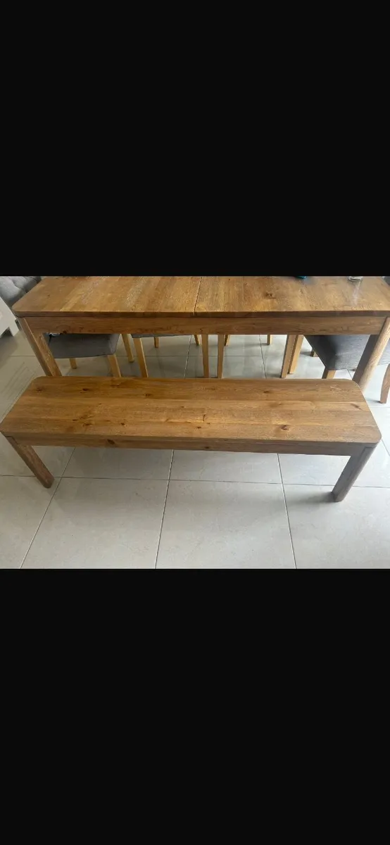 Wooden Kitchen table  bench - Image 3