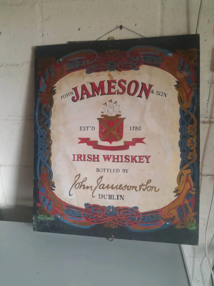 Vintage jameson  irish whiskey  picture - Image 2