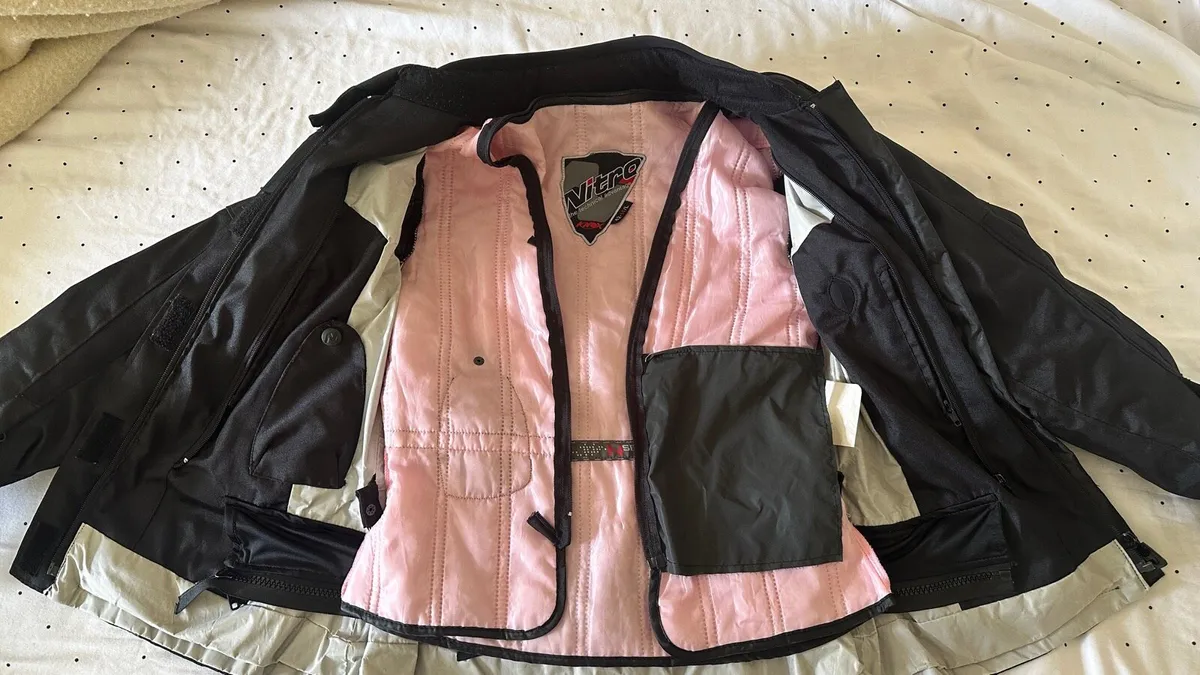 Motorcycle Jacket Ladies Nitro Waterproof size L - Image 4