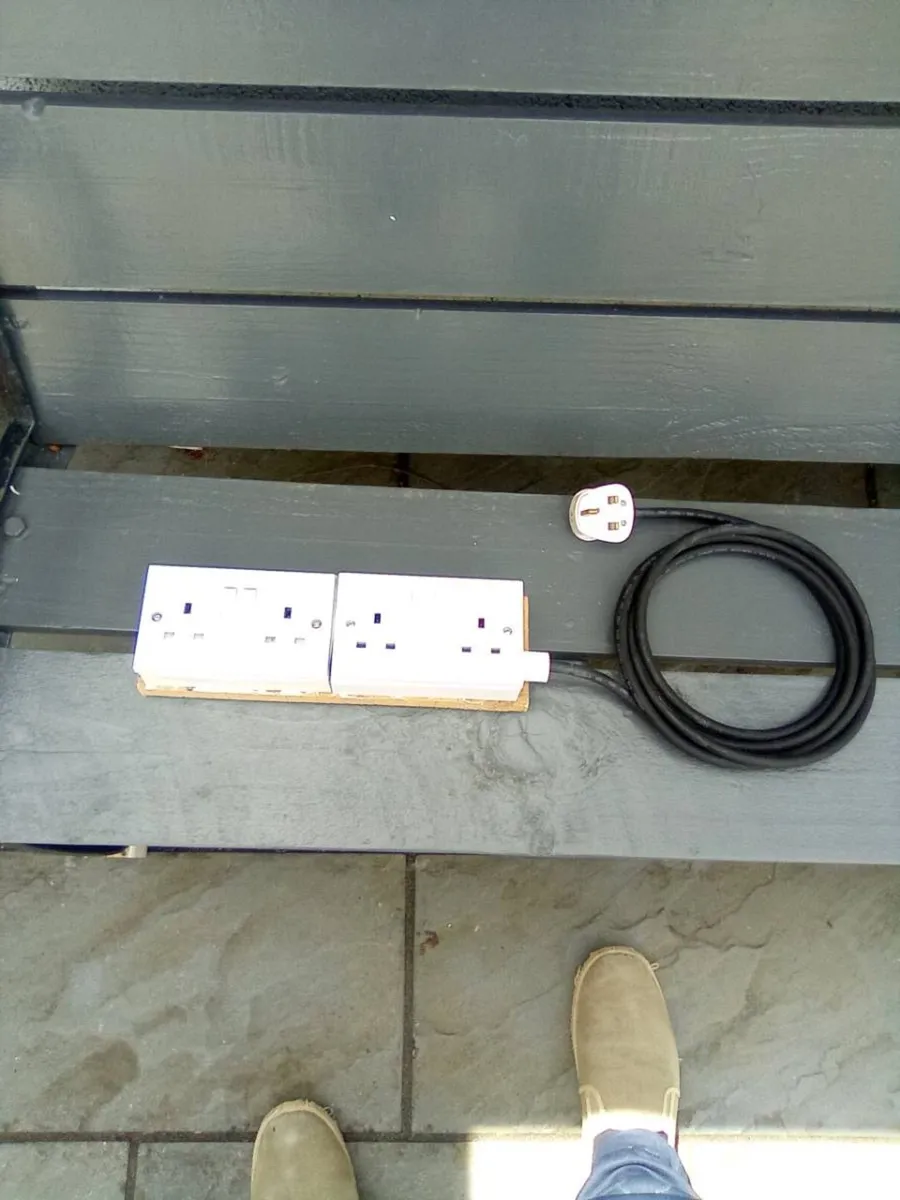 3. METRE. LEAD.  WITH. 2. TWIN.  SOCKETS. - Image 4