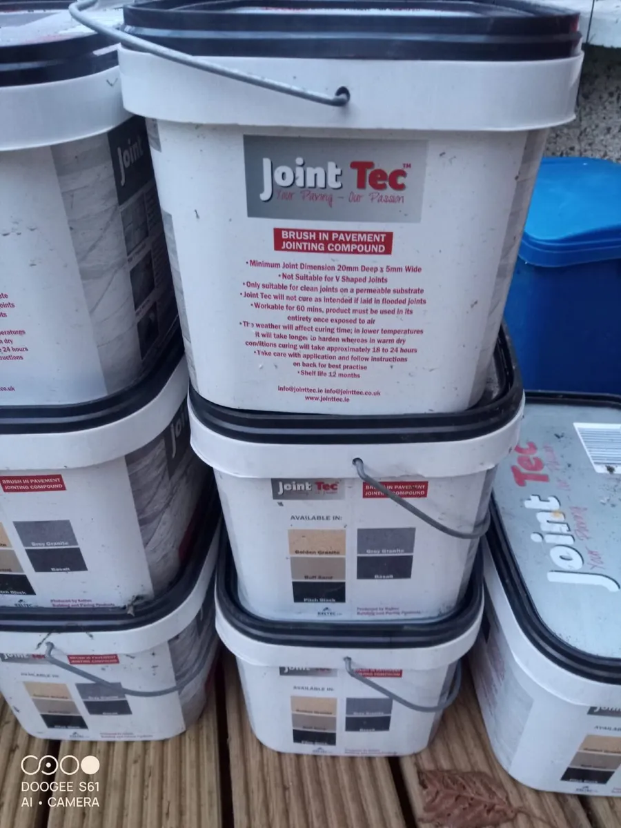 JointTec Brush-In Paving Jointing Compound 7 tubs - Image 2