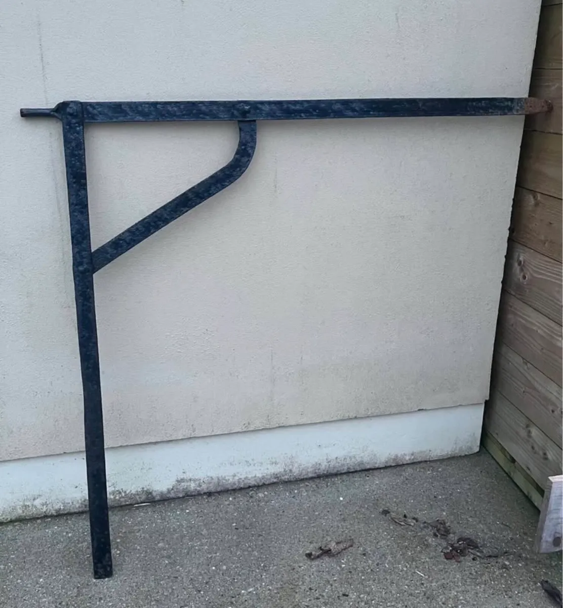 Antique fire crane