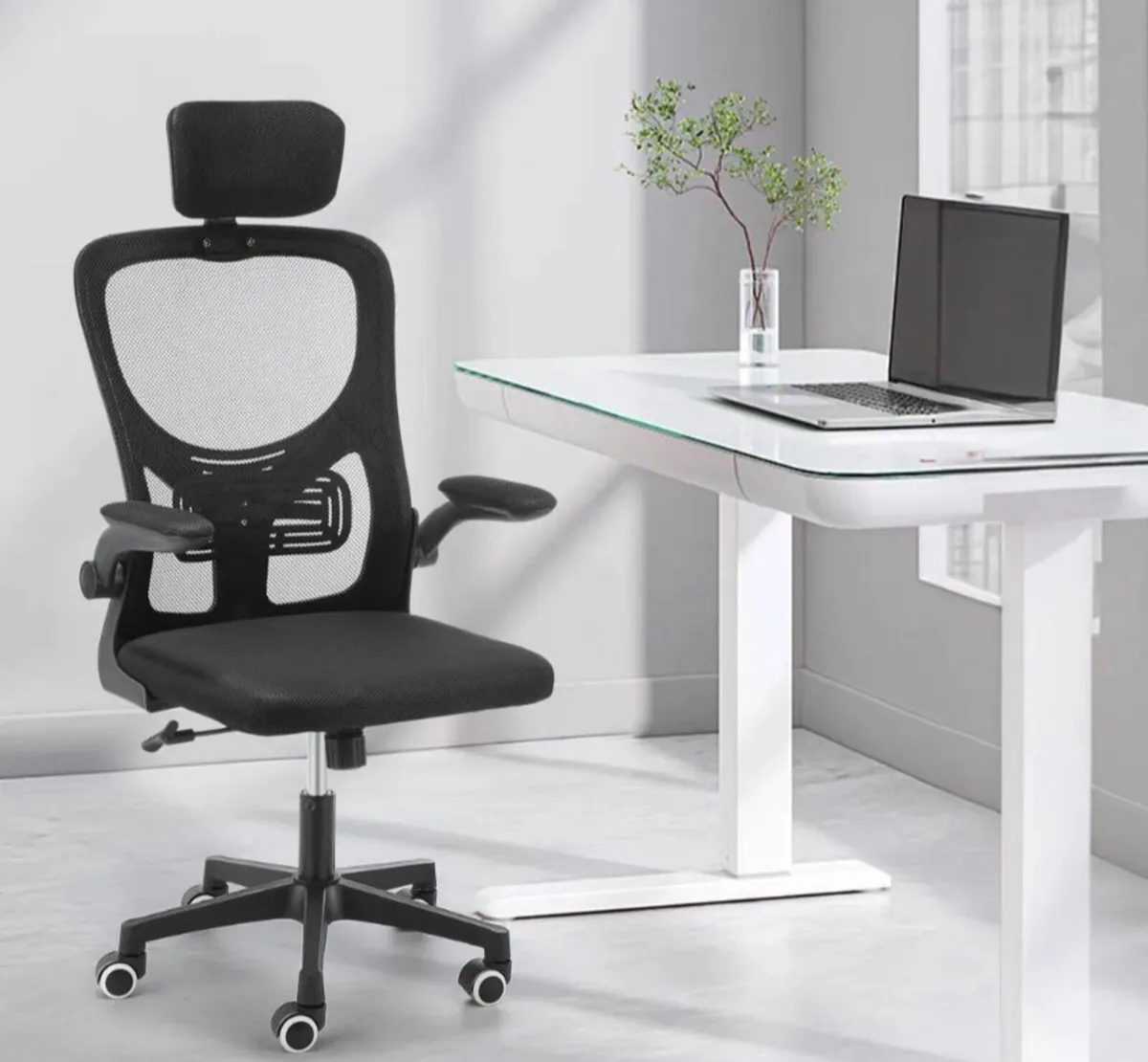 NEW Adjustable Executive Office Chair & Headrest - Image 1