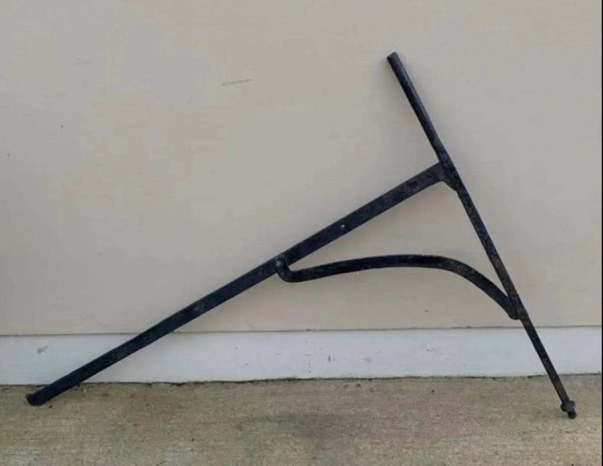 Antique fire crane