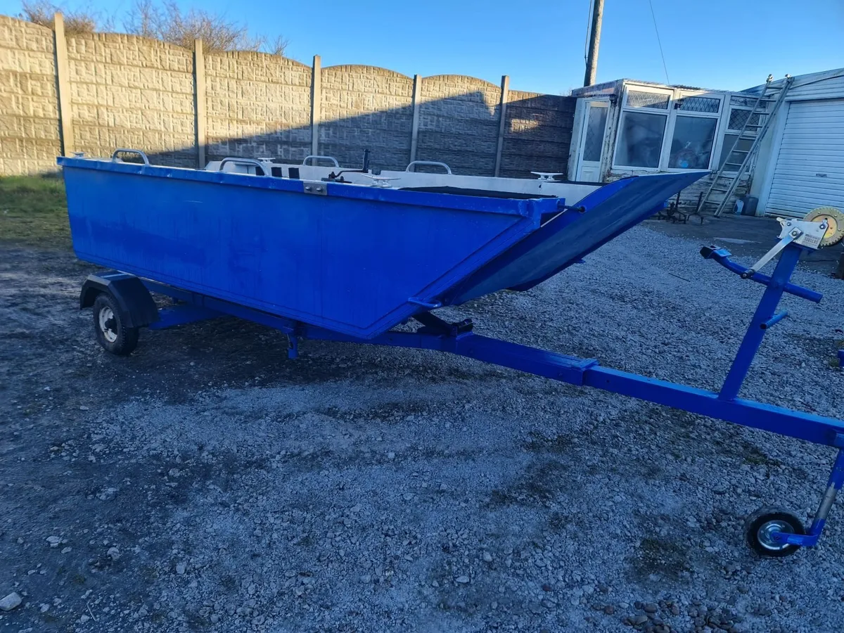 WANT GONE ALUMINIUM BOAT TRAILER HAS RAMP - Image 1