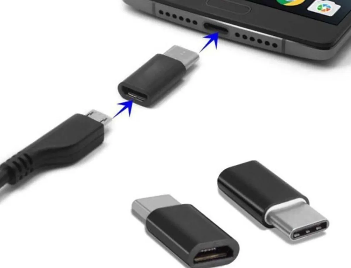 USB C to Micro USB Adapter 5 Pin Data Converte - Image 3
