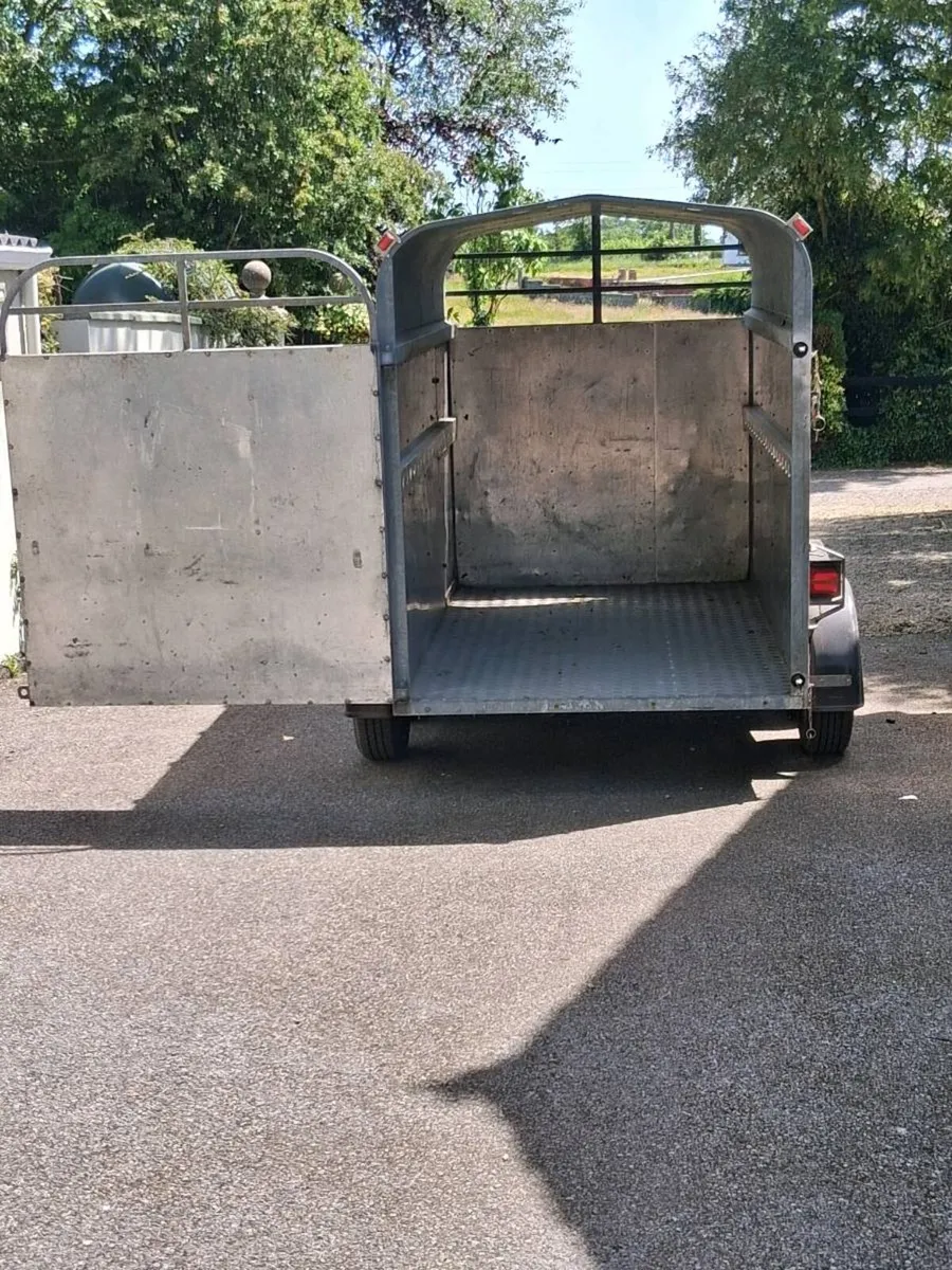 O' haire two cow aluminium trailer as new. - Image 4