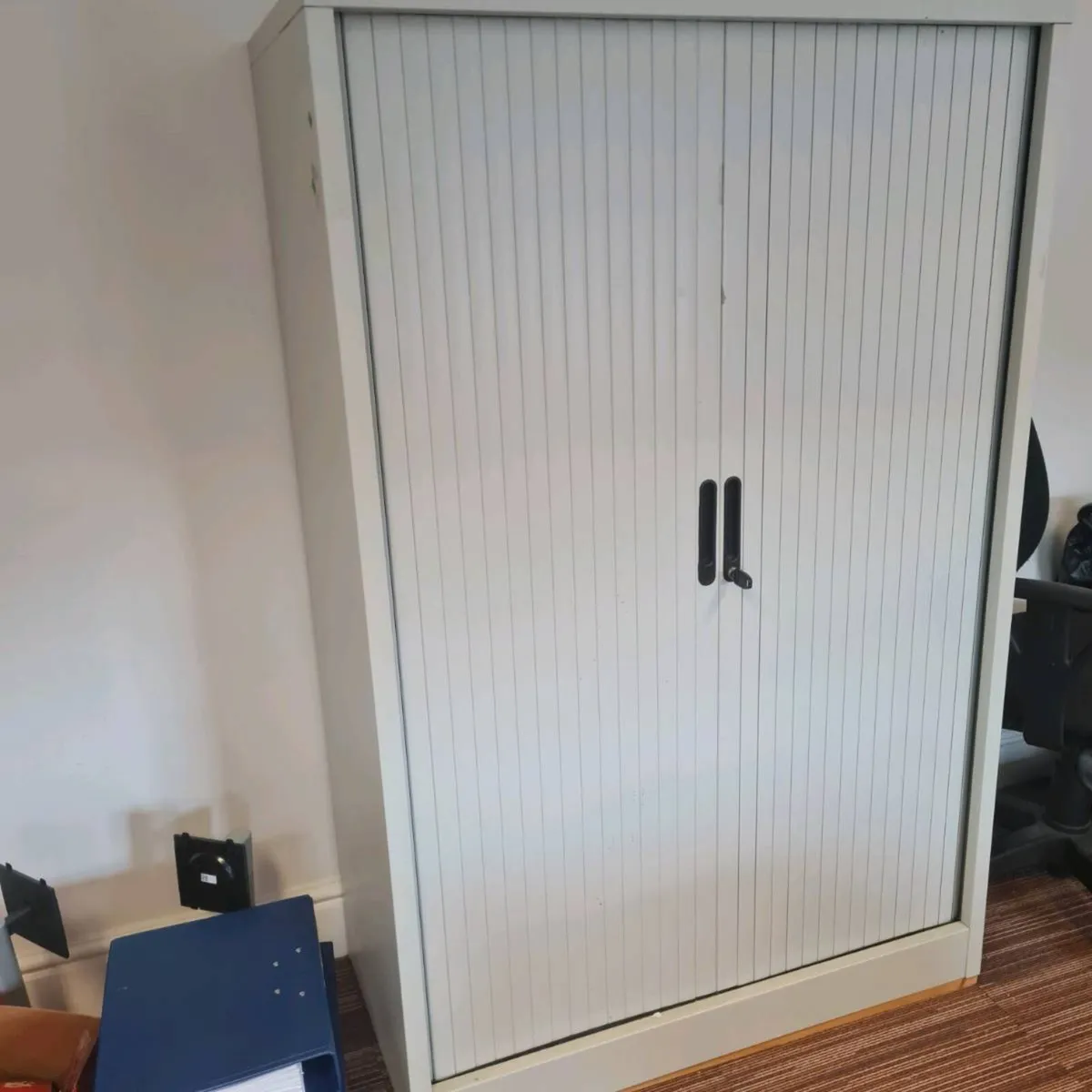 Metal tambour storage cabinets