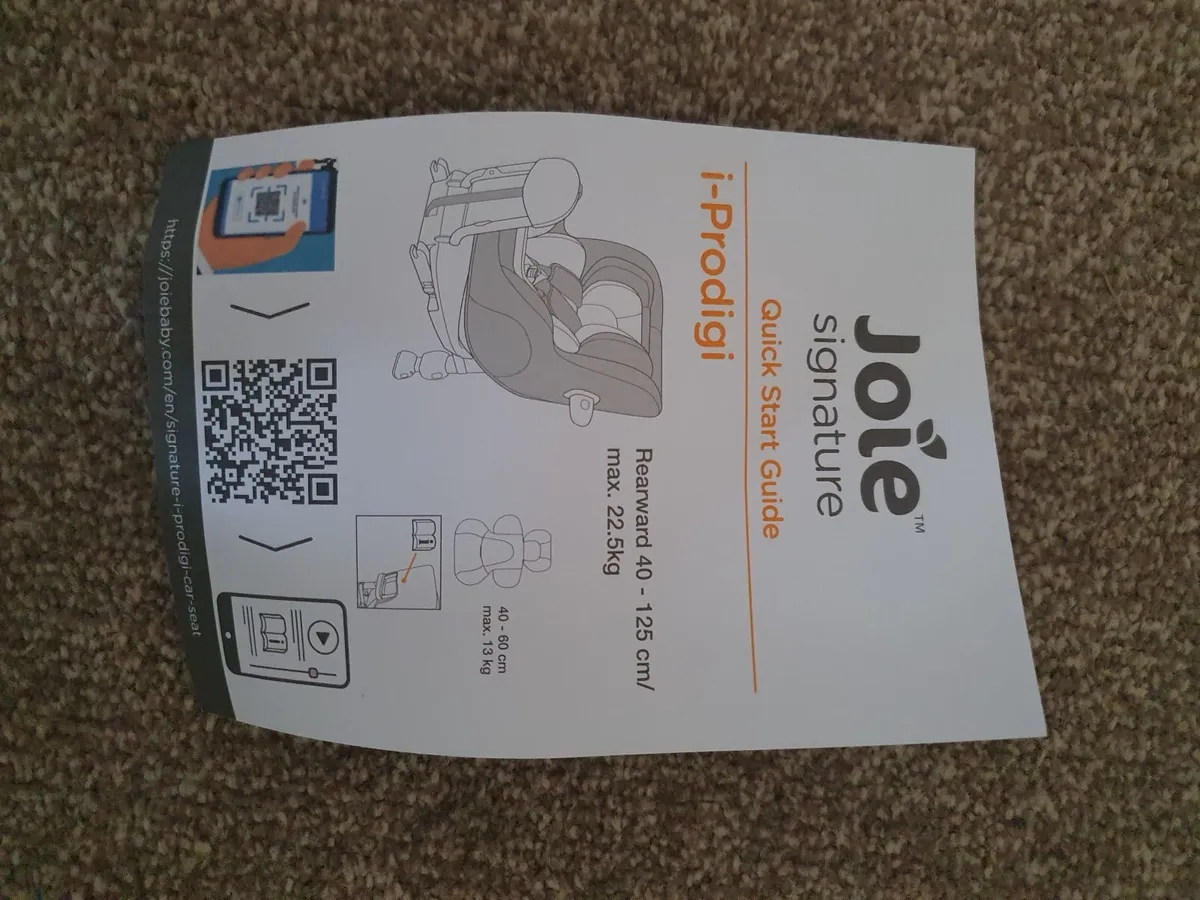 Joie i-Prodigi rear facing car seat - Image 4