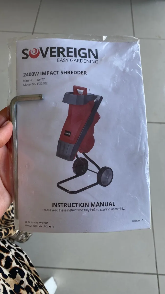 Sovereign Impact Garden Shredder - 2400W - Image 3