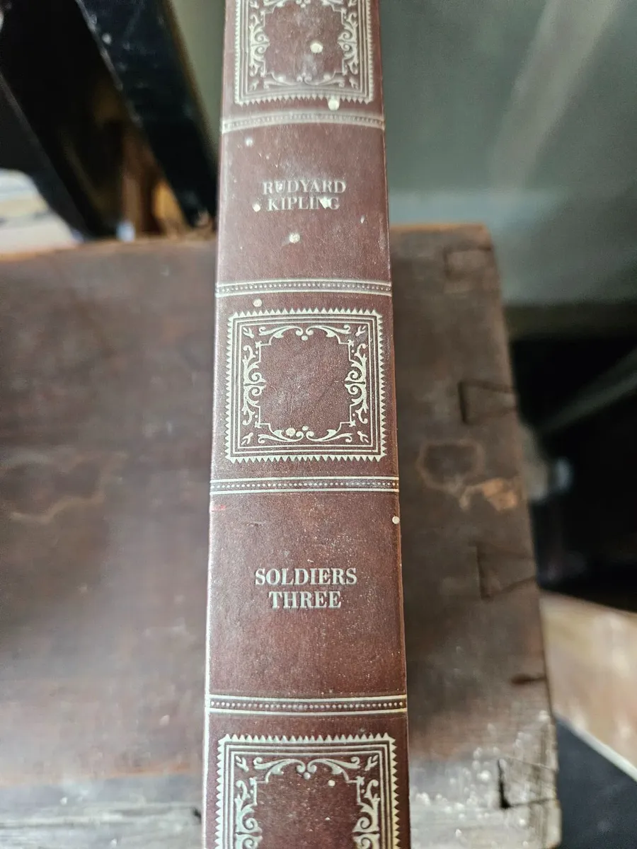 Vintage Rudyard Kipling Soldiers Three Book - Image 2